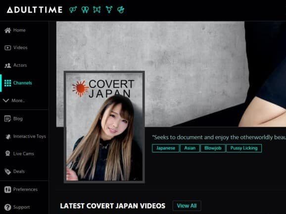 Adult Time Covert Japan Channel